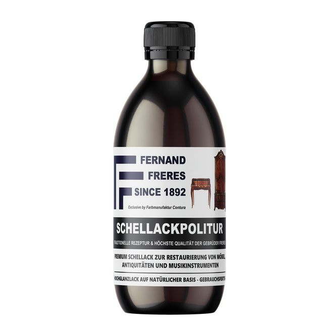 Fernand Freres Schellackpolitur Klavierlack Schellack - Farbmanufaktur Contura Berkemeier - Farbmanufaktur Contura Berkemeier