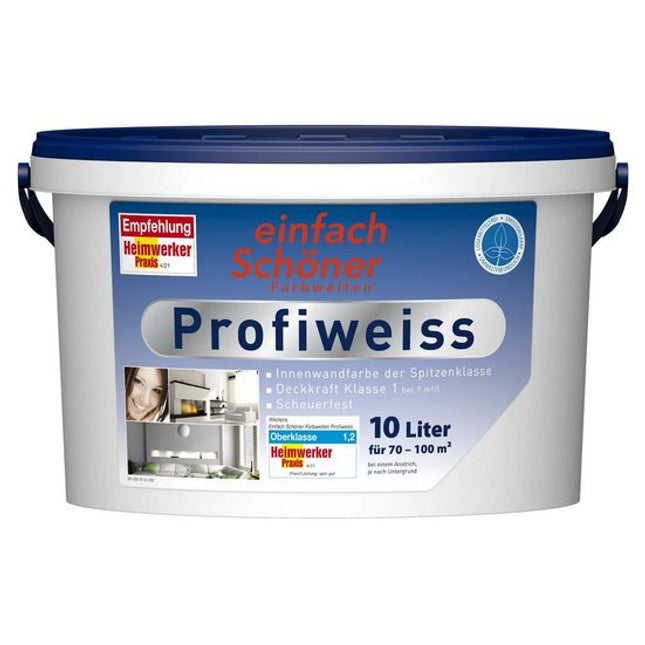 EINFACH SCHÖNER Profiweiss Wandfarbe Weiss Matt - Farbmanufaktur Contura Berkemeier - Wilckens