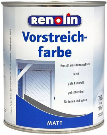 Renolin Vorstreichfarbe Weiss matt - Farbmanufaktur Contura Berkemeier - Wilckens