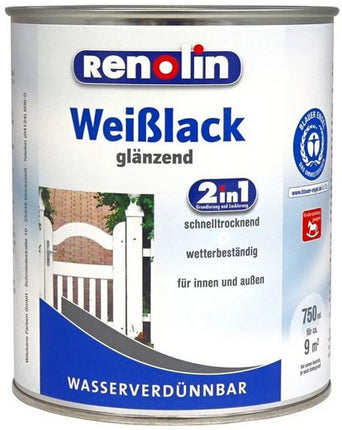 Renolin Weisslack glänzend - Farbmanufaktur Contura Berkemeier - Wilckens