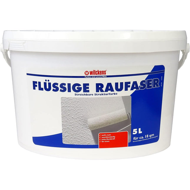 WILCKENS Flüssige Raufaser Weiss Matt - Farbmanufaktur Contura Berkemeier - Wilckens