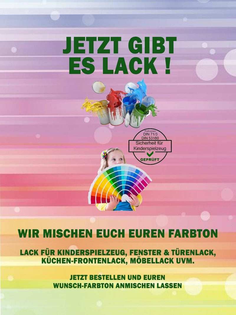 Laden Sie das Bild in Galerie -Viewer, 2 Liter Möbellack Lack für Kinderspielzeug +32 Farbtöne DIN EN71/3 Kindermöbel Holzlack Kinderzimmer - Farbmanufaktur Contura Berkemeier22034