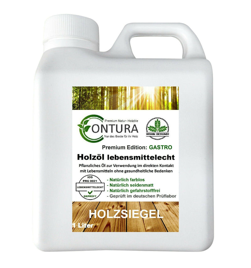 Laden Sie das Bild in Galerie -Viewer, Contura Premium Lebensmittelecht Arbeitsplattenöl Holzöl Naturöl Pflegeöl - Farbmanufaktur Contura Berkemeier72516