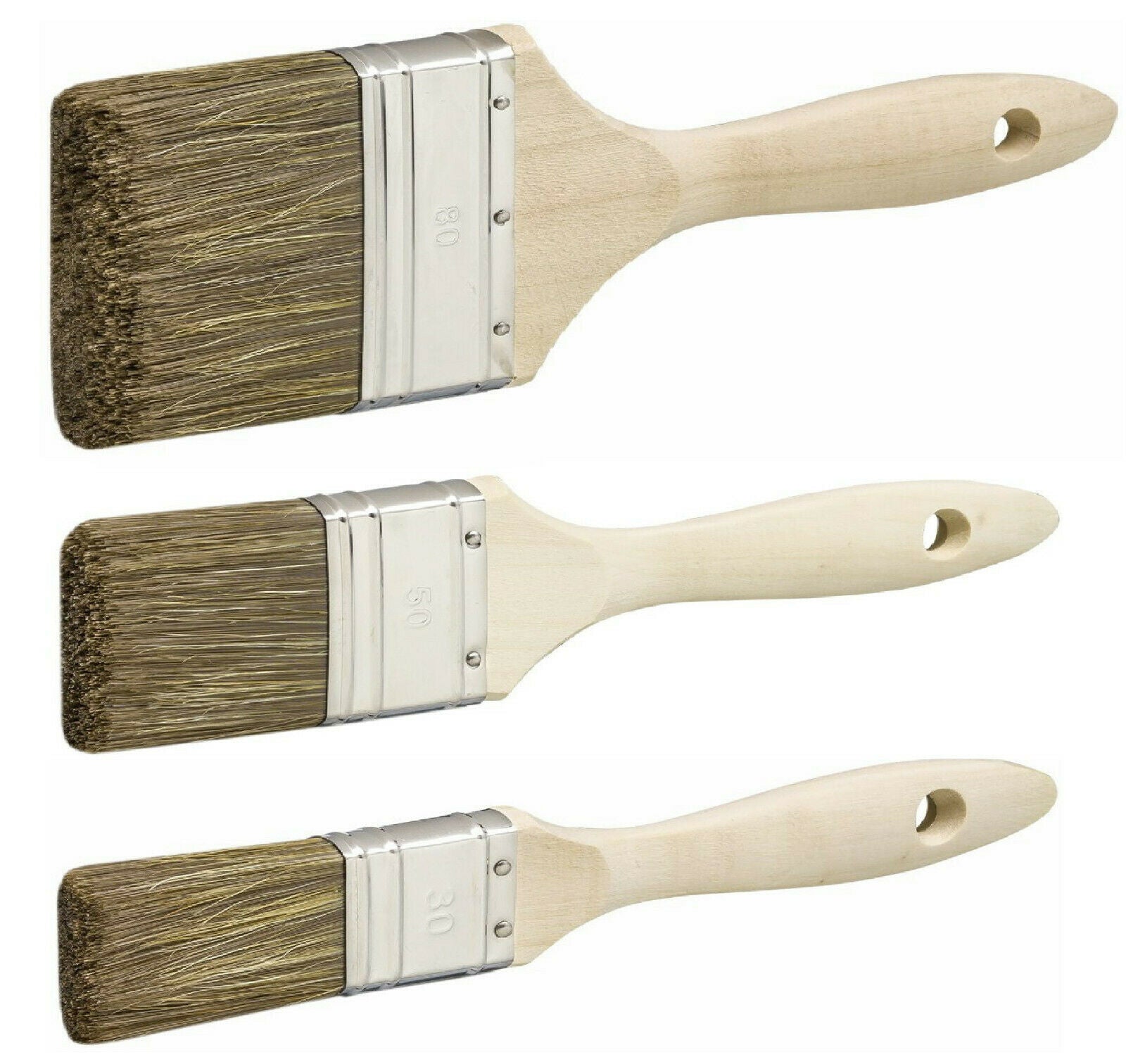 lasur pinsel aufbewahren Lasurpinsel 3tlg Pinselset Flachpinsel für Lasur Hartwachsöl Holzöl Beize Pinsel
