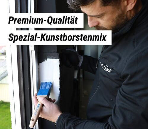 Profi Flachpinsel für Acryl- und Wasserlack Lackierpinsel Lasurpinsel - Farbmanufaktur Contura Berkemeier - Farben Rabe