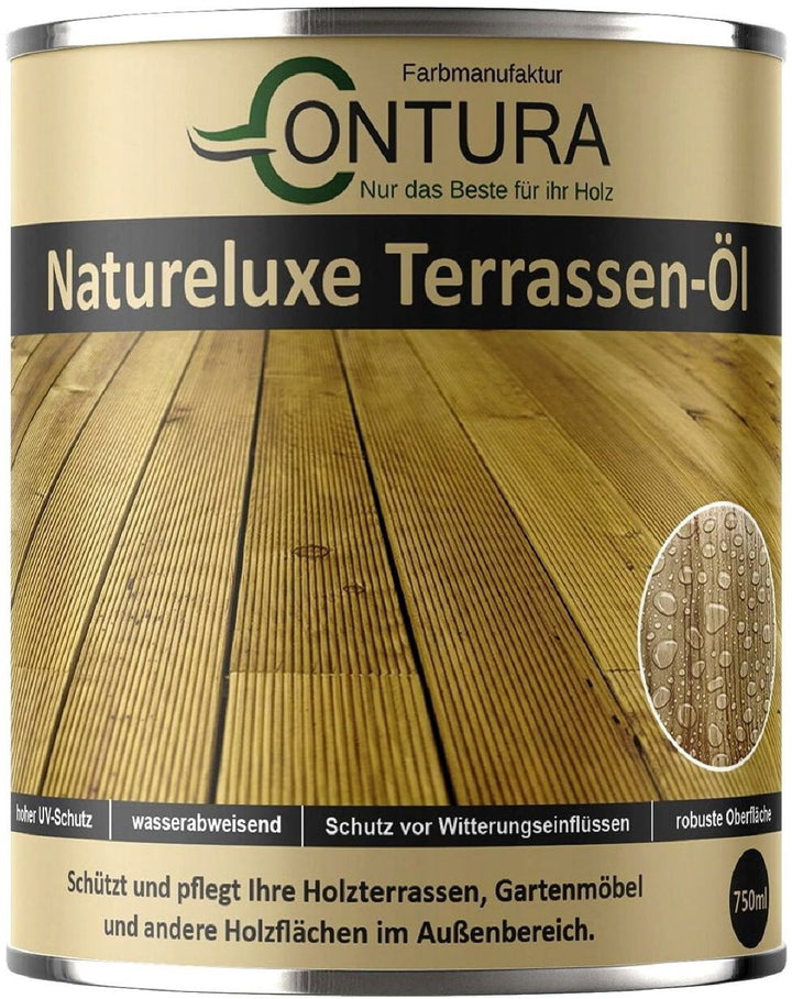 Contura Terrassenöl Holzöl Bangkirai Lärche Douglasie Gartenmöbel Öl Holzschutz Lasur - Farbmanufaktur Contura Berkemeier - Farbmanufaktur Contura Berkemeier