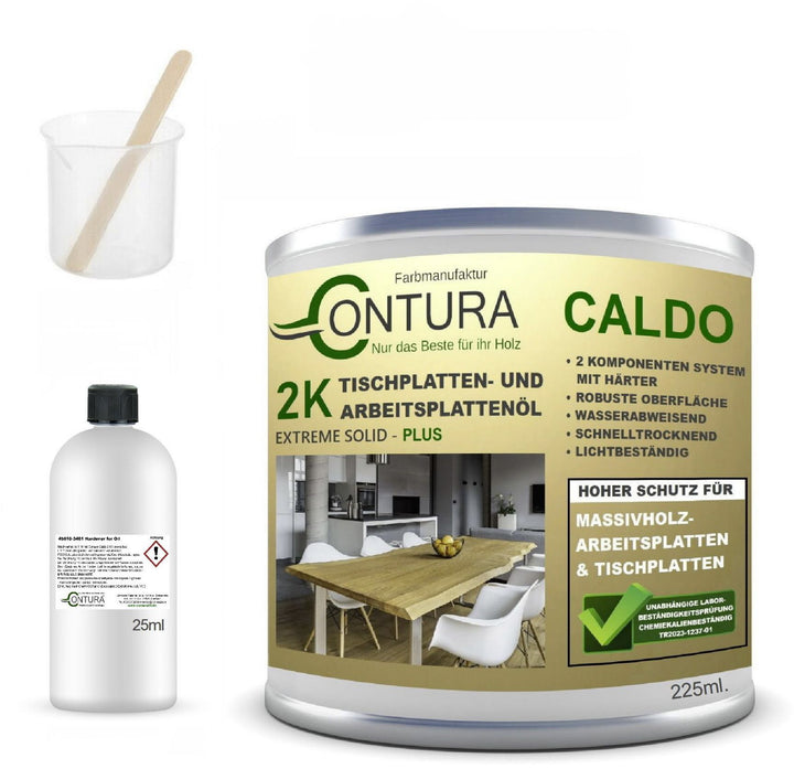 Contura Hartwachsöl 2K Arbeitsplattenöl Härter Holzöl Tische Theken Öl kratzfest Hartöl - Farbmanufaktur Contura Berkemeier - Farbmanufaktur Contura Berkemeier