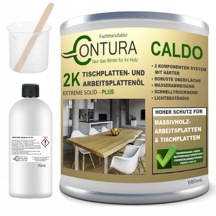 Contura Hartwachsöl 2K Arbeitsplattenöl Härter Holzöl Tische Theken Öl kratzfest Hartöl - Farbmanufaktur Contura Berkemeier - Farbmanufaktur Contura Berkemeier