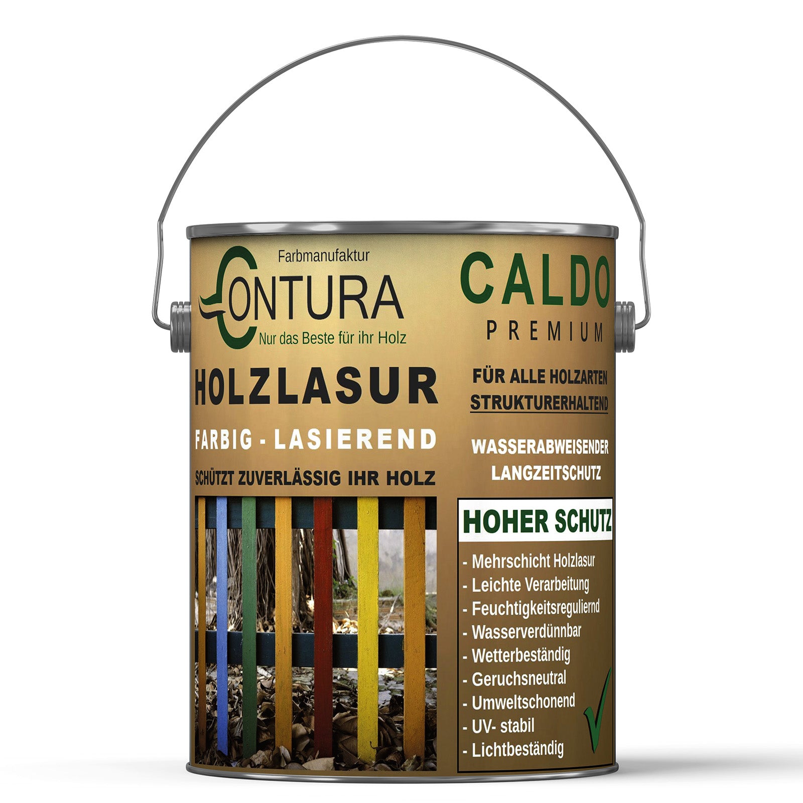 Contura Holzlasur Langzeitschutz Lasur + Pinsel Holz Außen Dauerschutzlasur Holzfarbe - Farbmanufaktur Contura Berkemeier - Farbmanufaktur Contura Berkemeier