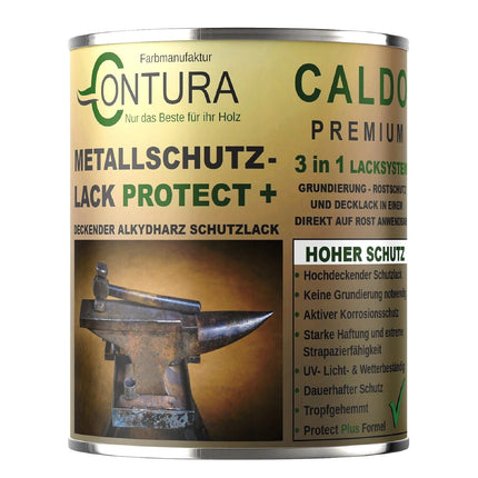 Contura 3 in 1 Rostschutzfarbe Metallschutzlack GLÄNZEND RAL Metall Lack Farbe Grundierung Rost - Farbmanufaktur Contura Berkemeier - Farbmanufaktur Contura Berkemeier