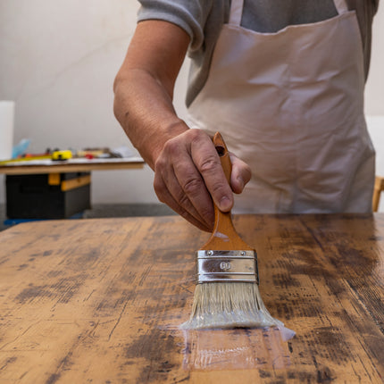 RABE 2K Hartlack für Tischplatten Thekenlack Gastronomie Möbel Holz lack farblos - Farbmanufaktur Contura Berkemeier - Farben Rabe