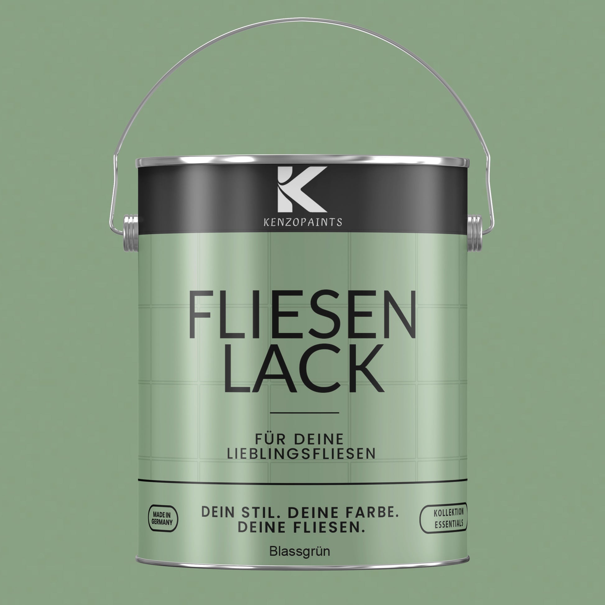 Kenzopaints Fliesenlack Fliesenfarbe - 2,5Liter - Farbmanufaktur Contura Berkemeier - Farbmanufaktur Contura Berkemeier