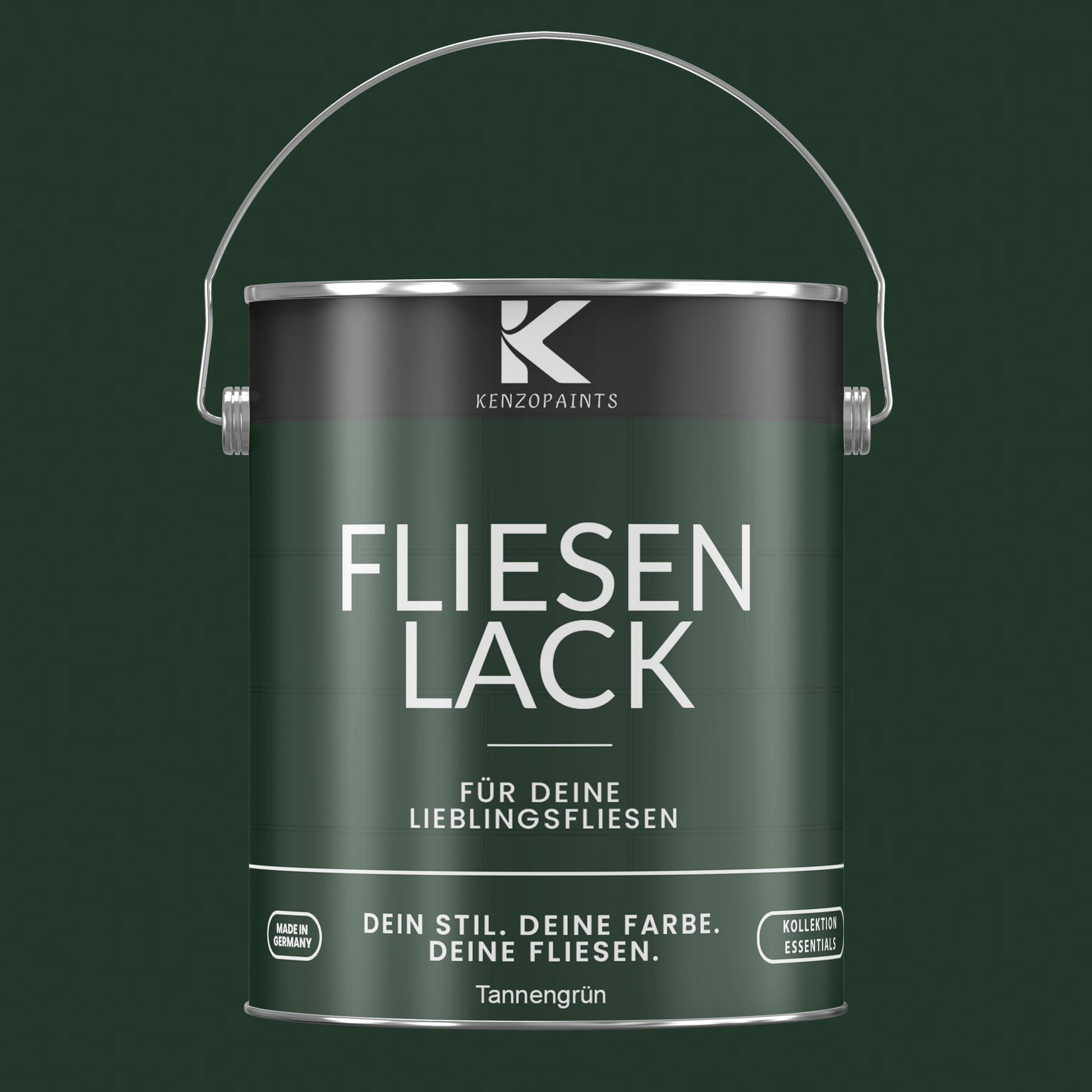 Kenzopaints Fliesenlack Fliesenfarbe - 2,5Liter - Farbmanufaktur Contura Berkemeier - Farbmanufaktur Contura Berkemeier
