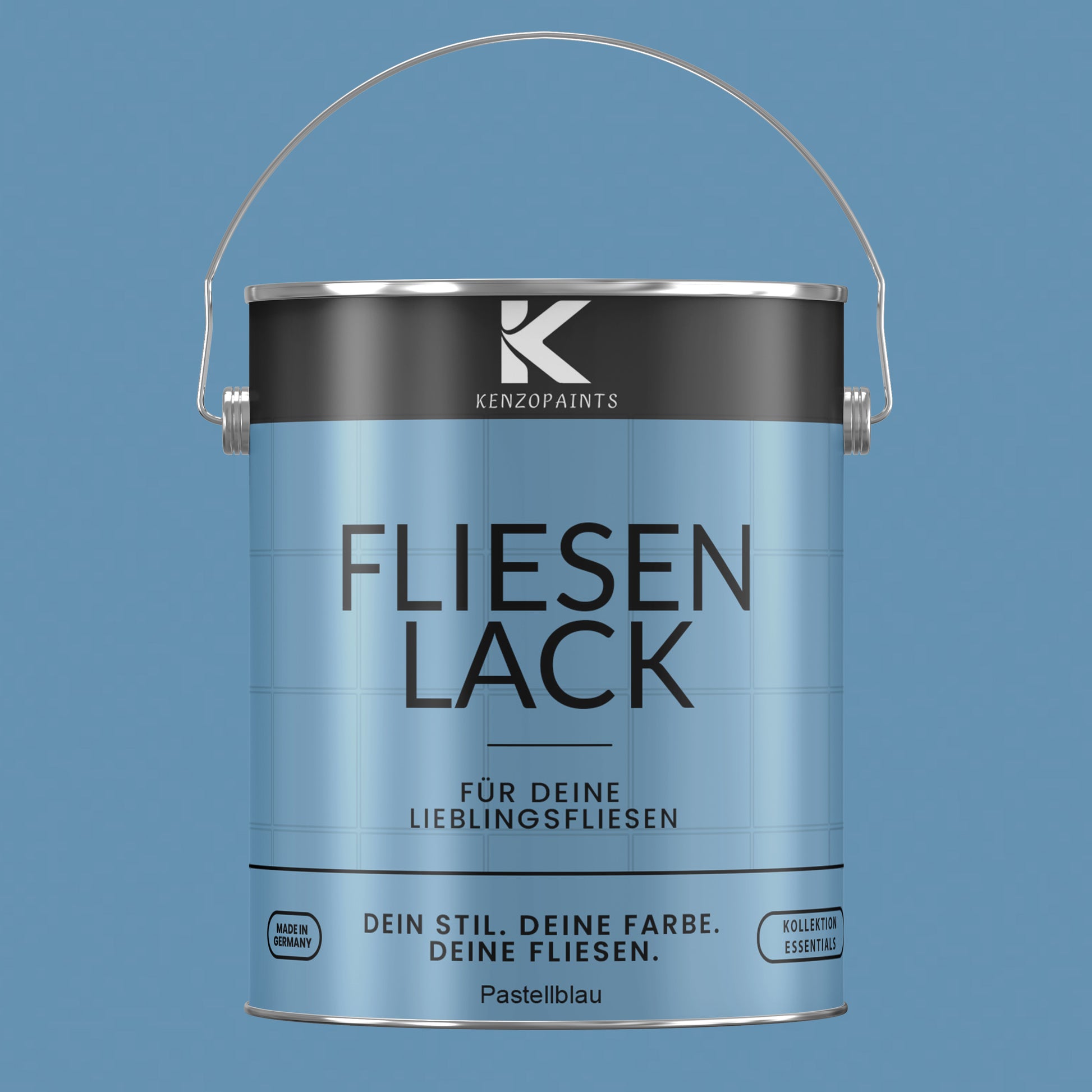 Kenzopaints Fliesenlack Fliesenfarbe - 2,5Liter - Farbmanufaktur Contura Berkemeier - Farbmanufaktur Contura Berkemeier
