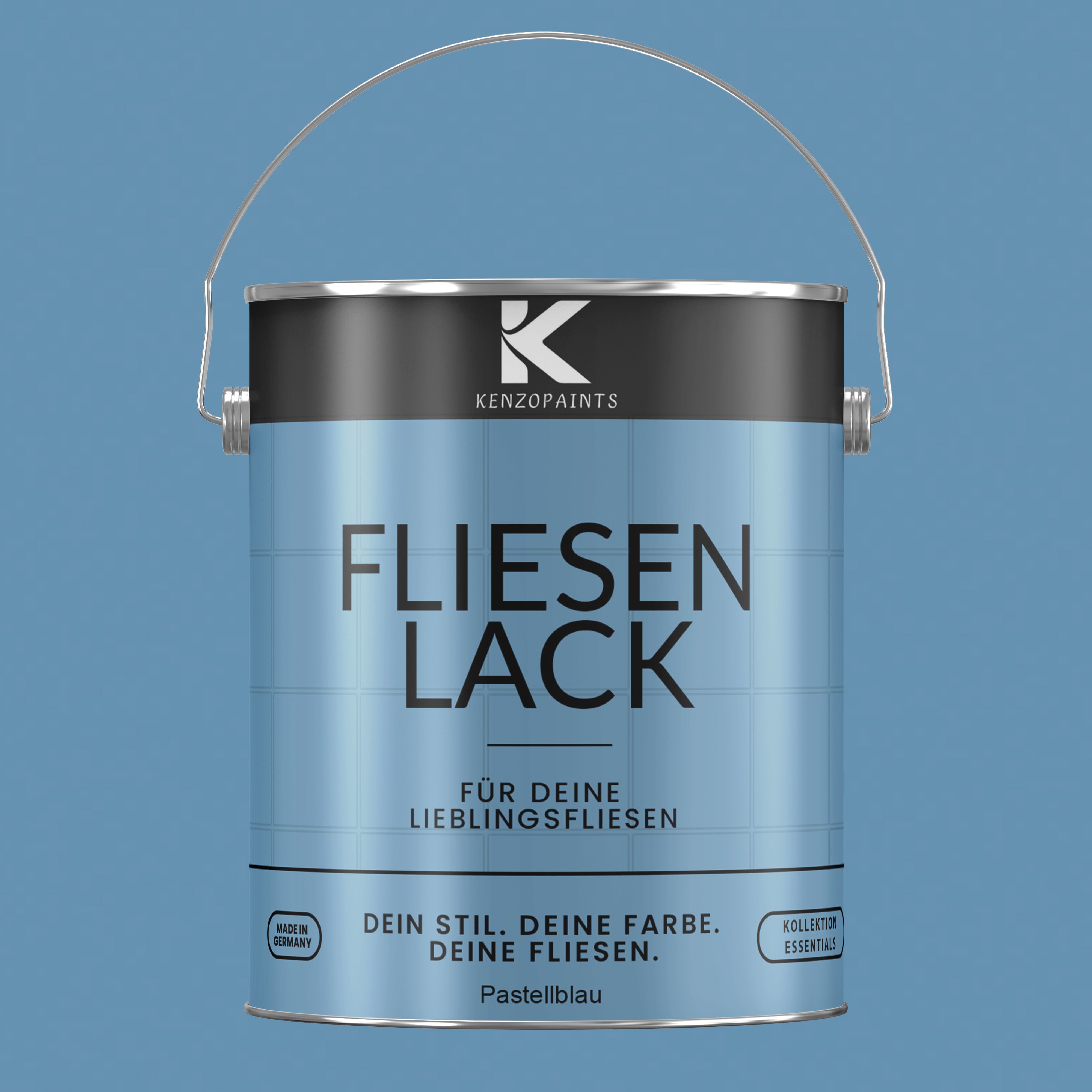Kenzopaints Fliesenlack Fliesenfarbe - 2,5Liter - Farbmanufaktur Contura Berkemeier - Farbmanufaktur Contura Berkemeier