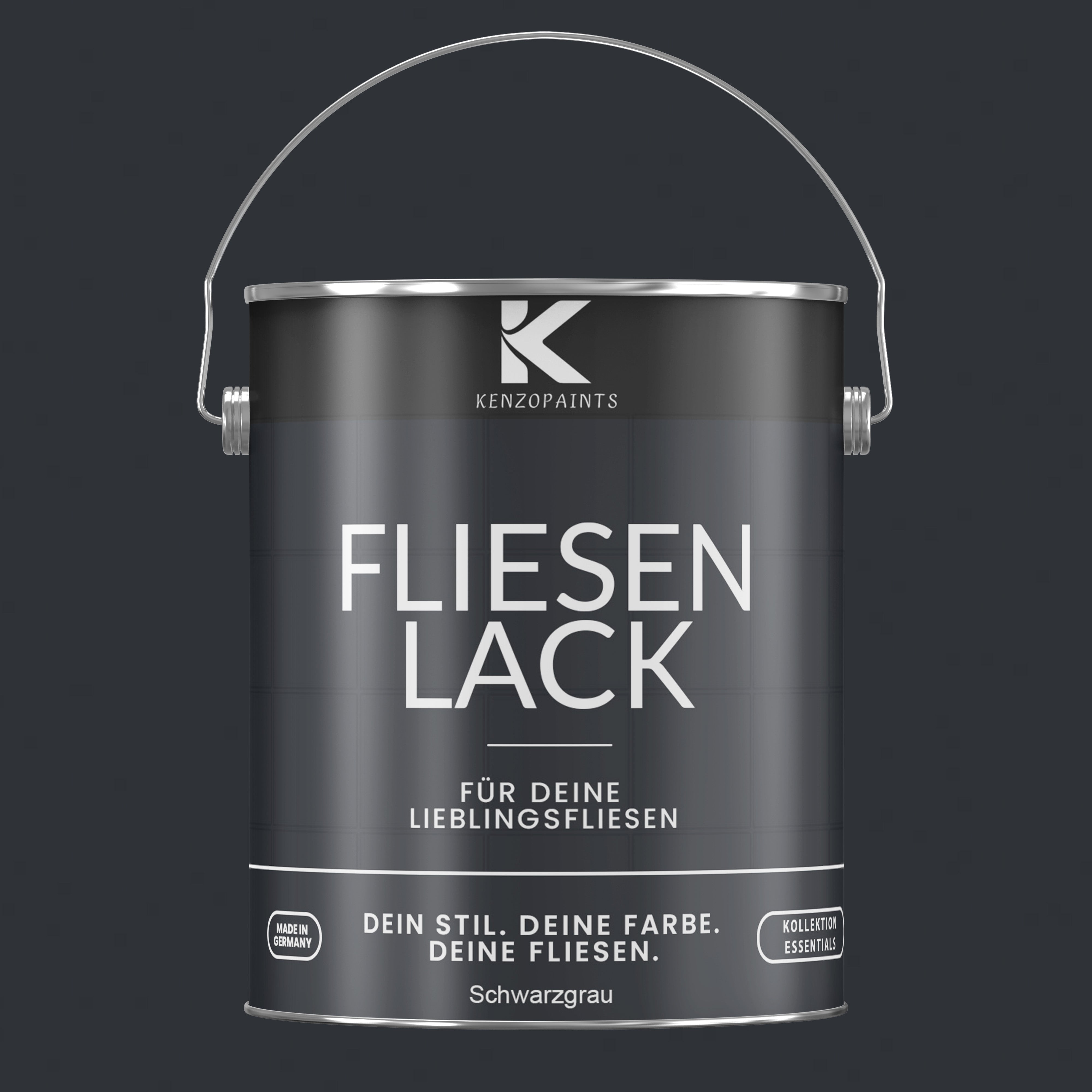 Kenzopaints Fliesenlack Fliesenfarbe - 2,5Liter - Farbmanufaktur Contura Berkemeier - Farbmanufaktur Contura Berkemeier