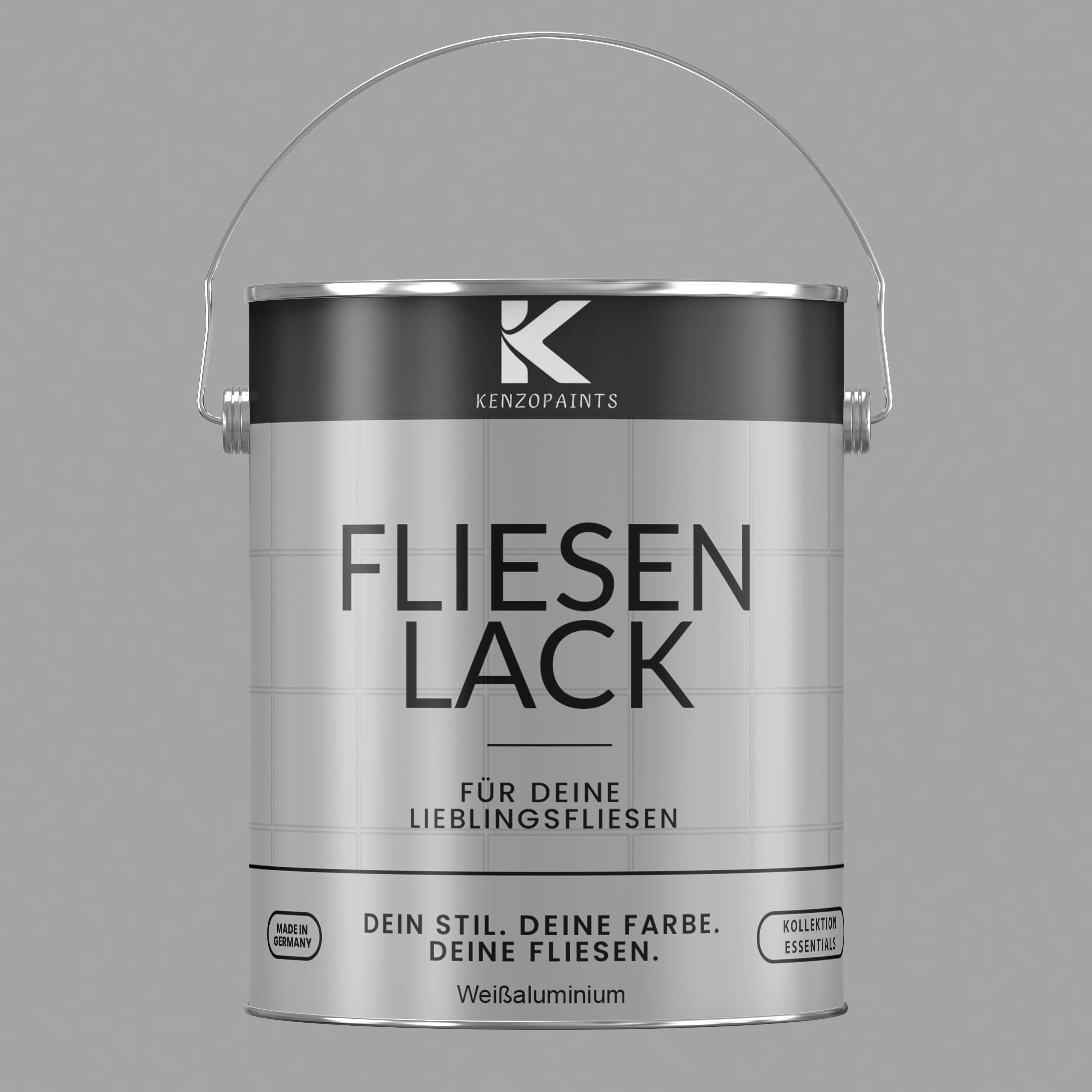 Kenzopaints Fliesenlack Fliesenfarbe - 2,5Liter - Farbmanufaktur Contura Berkemeier - Farbmanufaktur Contura Berkemeier