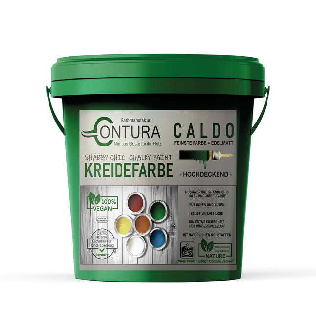 Contura BeGreen 1Kg. Kreidefarbe Shabby Chic Möbellack Lack Möbel Farbe Holzlack Natur … - Farbmanufaktur Contura Berkemeier - Farbmanufaktur Contura Berkemeier