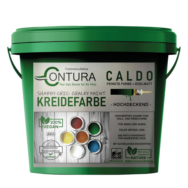 Contura BeGreen 5Kg. Kreidefarbe Shabby Chic Möbellack Lack Möbel Farbe Holzlack Natur … - Farbmanufaktur Contura Berkemeier - Farbmanufaktur Contura Berkemeier