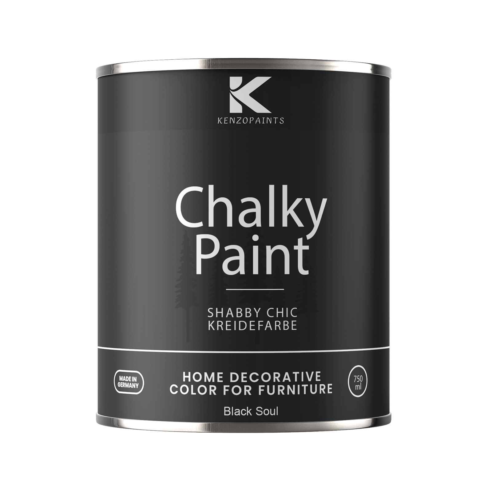 Kenzopaints Chalky Paint Kreidefarbe - 750ml - Farbmanufaktur Contura Berkemeier - Farbmanufaktur Contura Berkemeier