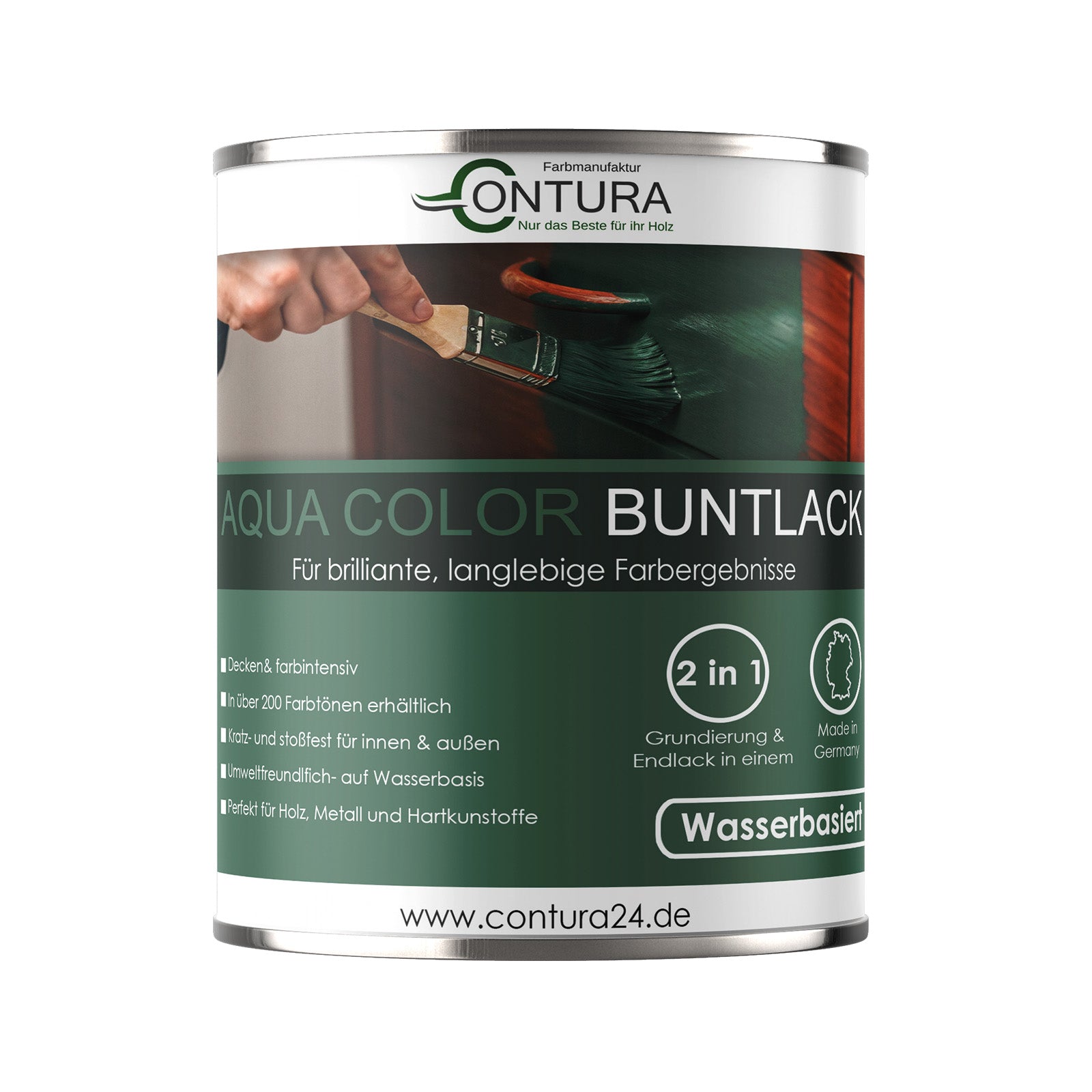 Contura Buntlack GLÄNZEND Lackfarbe Lack Außen Innen Holz Metall Farbe Holzlack Möbellack - Farbmanufaktur Contura Berkemeier - Farbmanufaktur Contura Berkemeier