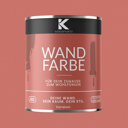Kenzopaints Wandfarbe Innenwandfarbe Designfarbe - 750ml