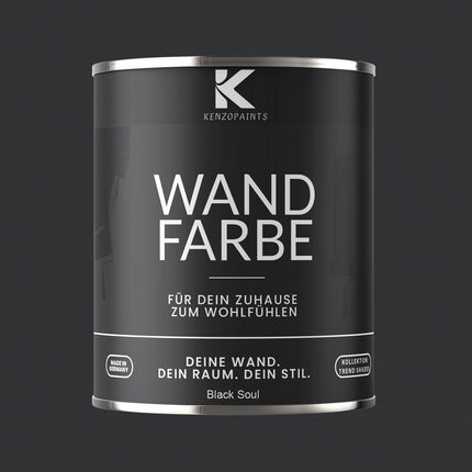 Kenzopaints Wandfarbe Innenwandfarbe Designfarbe - 750ml