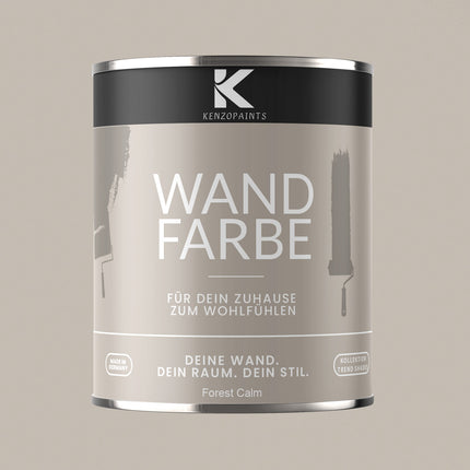 Kenzopaints Wandfarbe Innenwandfarbe Designfarbe - 750ml