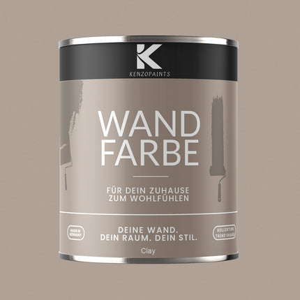 Kenzopaints Wandfarbe Innenwandfarbe Designfarbe - 750ml