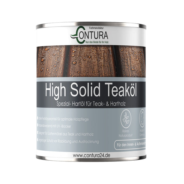 Contura Teaköl Spezial Hartöl für Teak & Hartholz Yachtöl Holzschutz UV Schutz - Farbmanufaktur Contura Berkemeier - Farbmanufaktur Contura Berkemeier