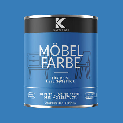 Kenzopaints Möbelfarbe Möbellack Buntlack - 2,5Liter