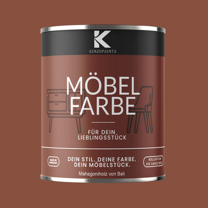Kenzopaints Möbelfarbe Möbellack Buntlack - 2,5Liter