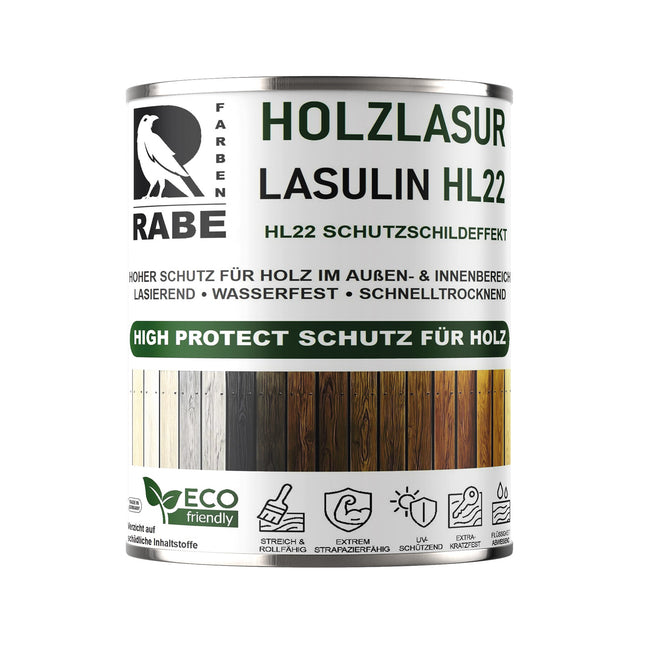 RABE Holzlasur High Protect Holzschutz Dickschichtlasur Außen Gartenholz Lasur - Farbmanufaktur Contura Berkemeier - Farbmanufaktur Contura Berkemeier