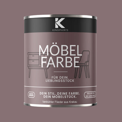 Kenzopaints Möbelfarbe Möbellack Buntlack - 2,5Liter