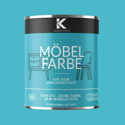 Kenzopaints Möbelfarbe Möbellack Buntlack - 2,5Liter