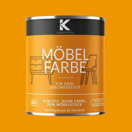 Kenzopaints Möbelfarbe Möbellack Buntlack - 2,5Liter