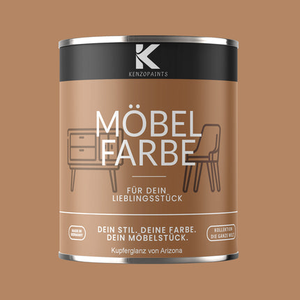 Kenzopaints Möbelfarbe Möbellack Buntlack - 2,5Liter
