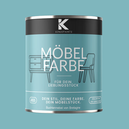 Kenzopaints Möbelfarbe Möbellack Buntlack - 2,5Liter