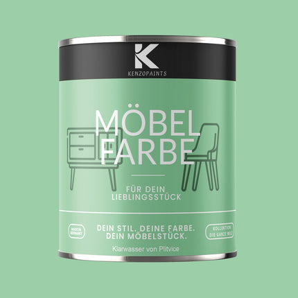Kenzopaints Möbelfarbe Möbellack Buntlack - 2,5Liter