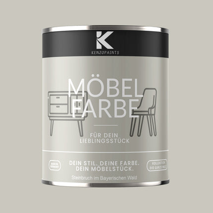 Kenzopaints Möbelfarbe Möbellack Buntlack - 2,5Liter