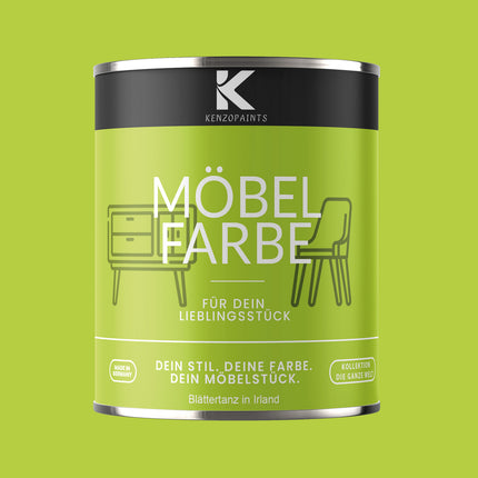 Kenzopaints Möbelfarbe Möbellack Buntlack - 2,5Liter