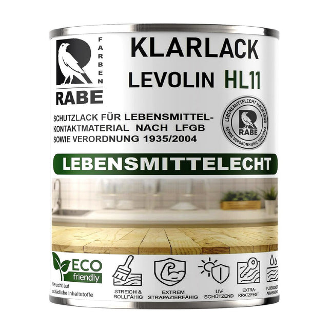 RABE Klarlack Matt Lebensmittelecht LFGB + 1935/2004 Versiegelung Möbellack Holz - Farbmanufaktur Contura Berkemeier - Farben Rabe
