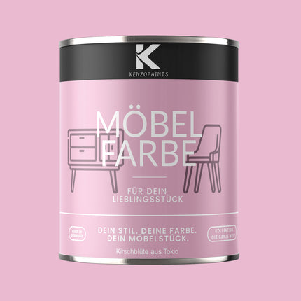 Kenzopaints Möbelfarbe Möbellack Buntlack - 2,5Liter