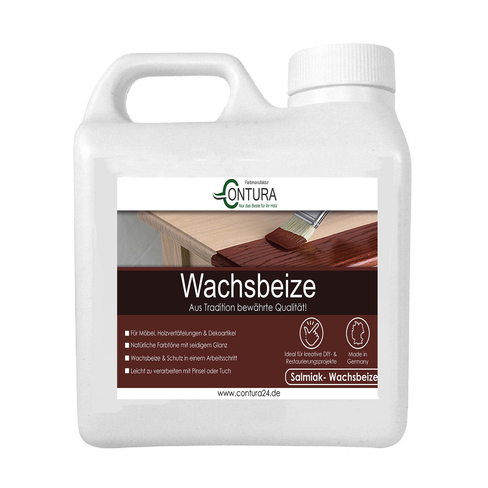 Wachsbeize 2in1 Holzbeize Beize & Wachs - Farbmanufaktur Contura Berkemeier - Farbmanufaktur Contura Berkemeier