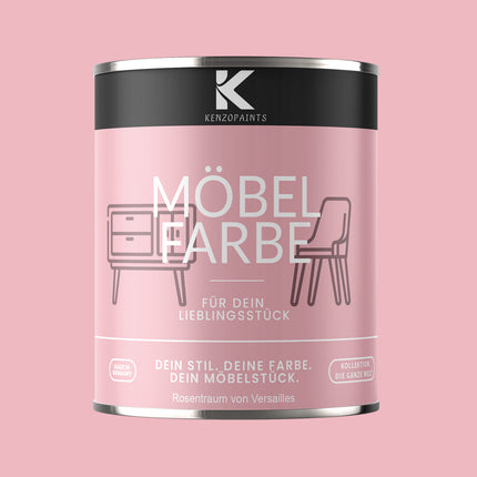 Kenzopaints Möbelfarbe Möbellack Buntlack - 2,5Liter