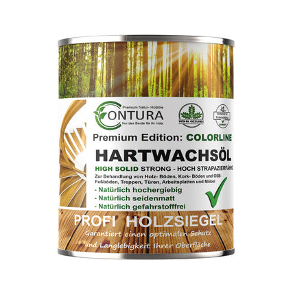 750ml. Contura FARBIGES Hartwachsöl Colorline Premium Hartwachs - Farbmanufaktur Contura Berkemeier - Farbmanufaktur Contura Berkemeier