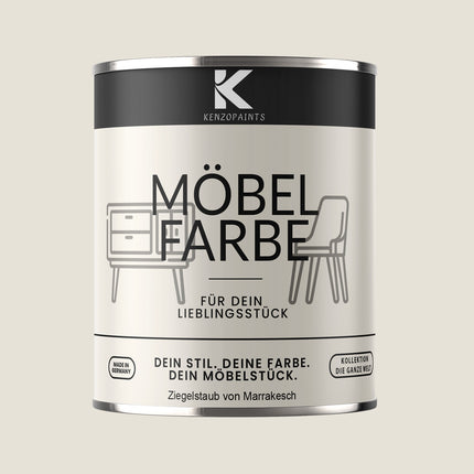 Kenzopaints Möbelfarbe Möbellack Buntlack - 2,5Liter