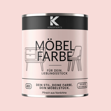 Kenzopaints Möbelfarbe Möbellack Buntlack - 2,5Liter