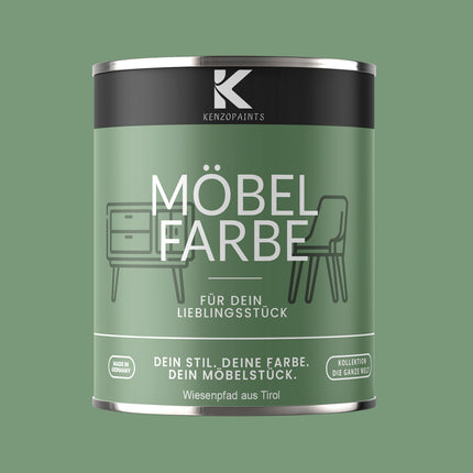 Kenzopaints Möbelfarbe Möbellack Buntlack - 2,5Liter