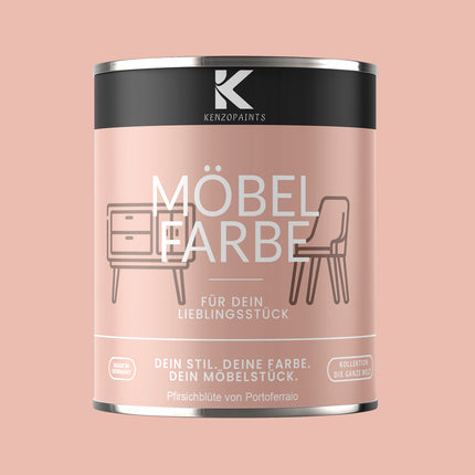 Kenzopaints Möbelfarbe Möbellack Buntlack - 2,5Liter